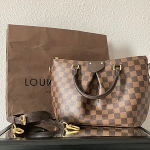 Louis Vuitton Siena PM- Damier Ebene Brown Canvas